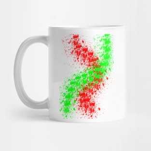 Red Green Spot Mug